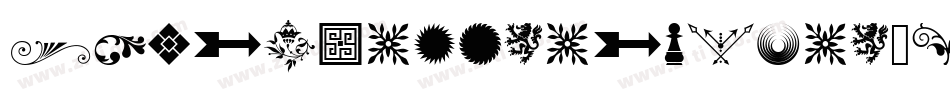 SoftOrnamentsNine-9xW0字体转换 SoftOrnamentsNine-9xW0字体转换