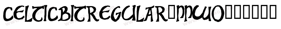 CelticBitRegular-nnWO字体转换