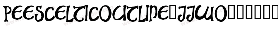 PeesCelticOutline-JJwo字体转换
