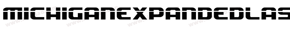 MichiganExpandedLaserItalic-P0o2字体转换