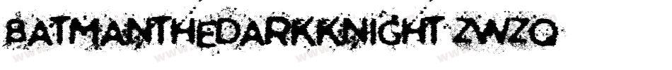 BatmanTheDarkKnight-ZWzq字体转换