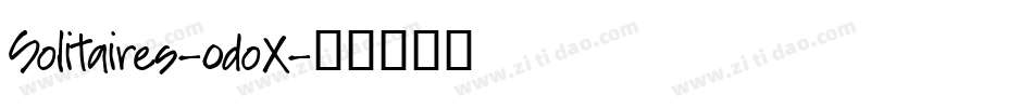 Solitaires-0doX字体转换