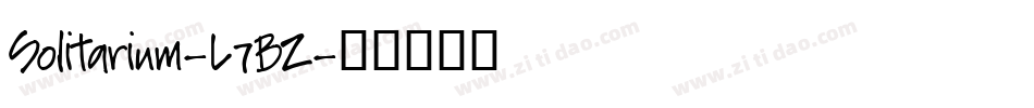 Solitarium-L7BZ字体转换