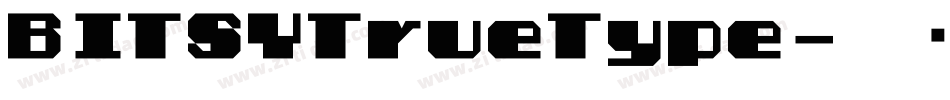 BITSYTrueType字体转换