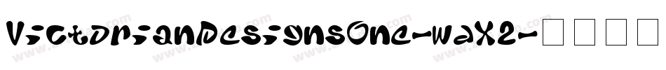 VictorianDesignsOne-wdX2字体转换