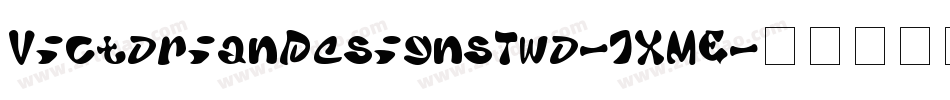 VictorianDesignsTwo-7XME字体转换