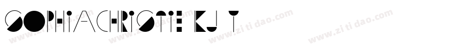 SophiaChristie-Kj8y字体转换