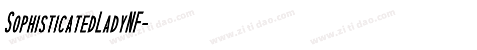 SophisticatedLadyNF字体转换