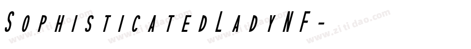 SophisticatedLadyNF字体转换