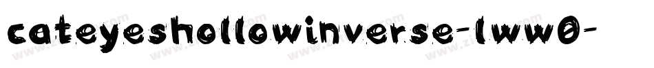 CatEyesHollowInverse-lWw0字体转换