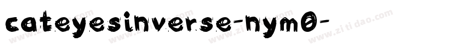 CatEyesInverse-nym0字体转换
