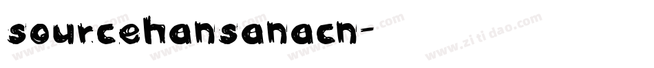 sourcehansanacn字体转换