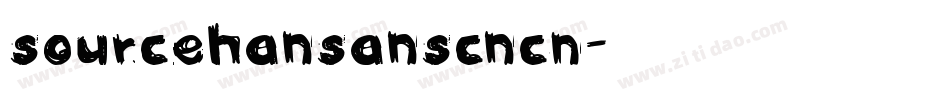 sourcehansanscnCN字体转换