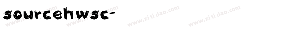 sourcehwsc字体转换