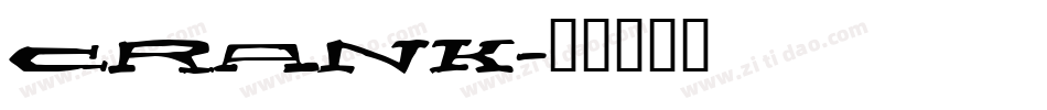 Crank字体转换
