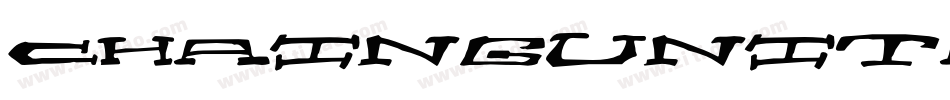 ChaingunItalic-7714字体转换