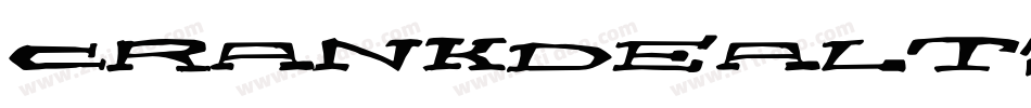 CrankdealTilt-xpGO字体转换