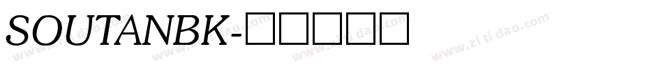 SOUTANBK字体转换