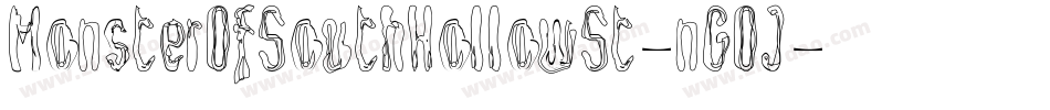 MonsterOfSouthHollowSt-nGOJ字体转换