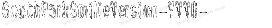 SouthParkSmilieVersion-YVVO字体转换