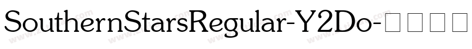 SouthernStarsRegular-Y2Do字体转换