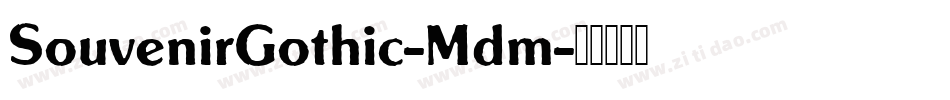 SouvenirGothic-Mdm字体转换