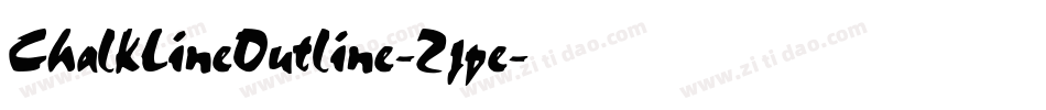 ChalkLineOutline-2jpe字体转换