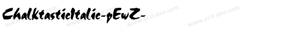 ChalktasticItalic-pEwZ字体转换