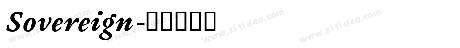 Sovereign字体转换