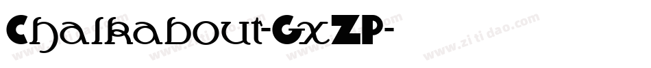 Chalkabout-GxZP字体转换