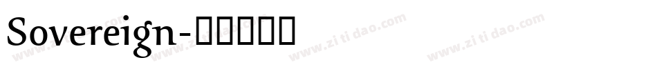 Sovereign字体转换