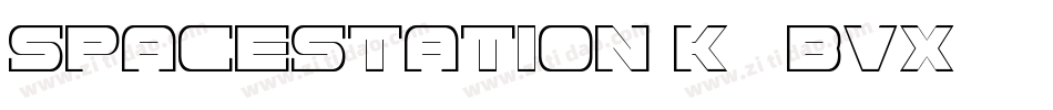 Spacestation-K7BVX字体转换