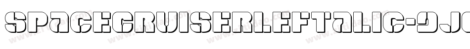 SpaceCruiserLeftalic-9j05字体转换 SpaceCruiserLeftalic-9j05字体转换