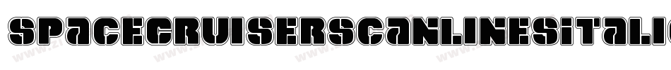 SpaceCruiserScanlinesItalic-RWoM字体转换 SpaceCruiserScanlinesItalic-RWoM字体转换