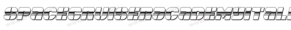 SpaceCruiserAcademyItalic-Arq6字体转换 SpaceCruiserAcademyItalic-Arq6字体转换