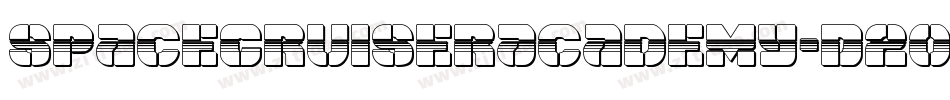 SpaceCruiserAcademy-D2oE字体转换