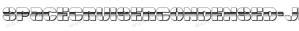 SpaceCruiserCondensed-JPVB字体转换