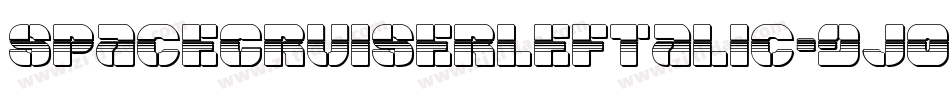 SpaceCruiserLeftalic-9j05字体转换 SpaceCruiserLeftalic-9j05字体转换