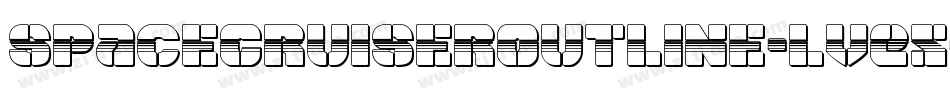 SpaceCruiserOutline-lvEX字体转换 SpaceCruiserOutline-lvEX字体转换