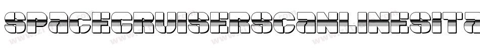 SpaceCruiserScanlinesItalic-RWoM字体转换 SpaceCruiserScanlinesItalic-RWoM字体转换