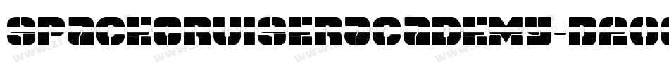SpaceCruiserAcademy-D2oE字体转换