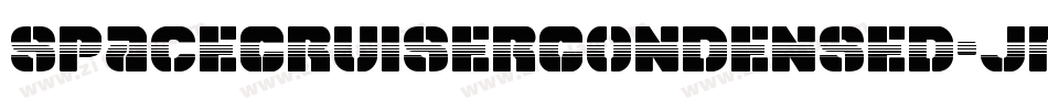 SpaceCruiserCondensed-JPVB字体转换