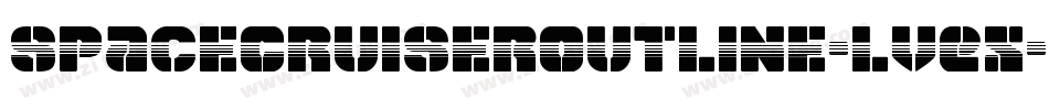 SpaceCruiserOutline-lvEX字体转换 SpaceCruiserOutline-lvEX字体转换
