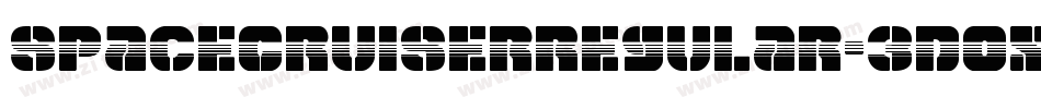 SpaceCruiserRegular-3D0X字体转换 SpaceCruiserRegular-3D0X字体转换