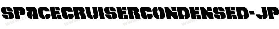 SpaceCruiserCondensed-JPVB字体转换