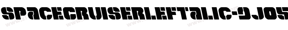 SpaceCruiserLeftalic-9j05字体转换 SpaceCruiserLeftalic-9j05字体转换