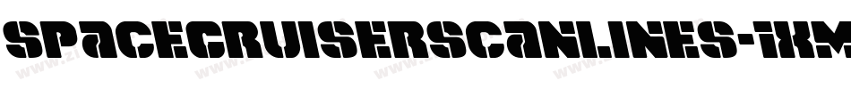 SpaceCruiserScanlines-1xmL字体转换 SpaceCruiserScanlines-1xmL字体转换