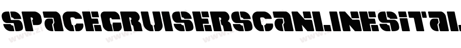 SpaceCruiserScanlinesItalic-RWoM字体转换 SpaceCruiserScanlinesItalic-RWoM字体转换