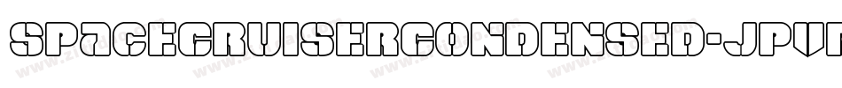 SpaceCruiserCondensed-JPVB字体转换