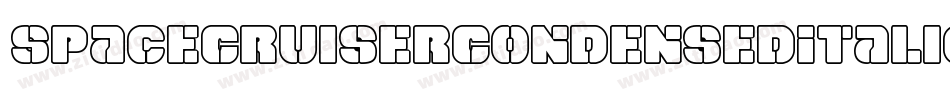 SpaceCruiserCondensedItalic-G9oa字体转换 SpaceCruiserCondensedItalic-G9oa字体转换
